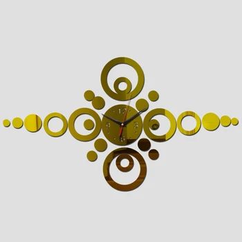 2019 часовници стенни часовници с модерен дизайн луксозни Акрилни огледално художествени 3d промоция на домашен интериор diy големи часовници Хол