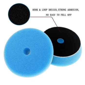 3-инчов висококачествен конусен кръгла ъглова порести полировальный кръг, използван за полиране и вощения фини детайли порести полировальный топка