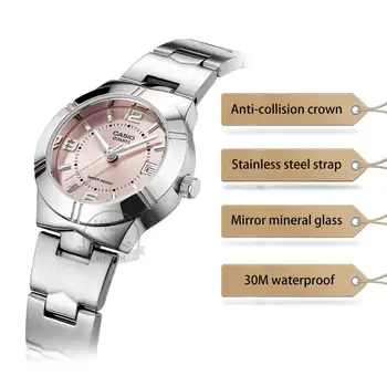 Casio часовници дамски часовници са най-добрата марка луксозен комплект Водоустойчиви дамски Кварцов часовник дамски Подаръци Часовници Спортни часовници reloj mujer relogio