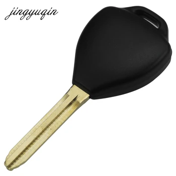 Jingyuqin Дистанционно Празен Ключ във формата на Миди е подходящ за Toyota Corolla Alphard Camry TOY43 3/4 Бутона Ключодържател Калъф