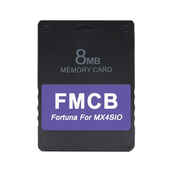 M2EC V1.966 Fortuna Адаптер за SD-карта 8/16/32/64 MB FMCB MX4SIO SIO2SD е Съвместим с игрови конзоли PS2 Slim/Fat