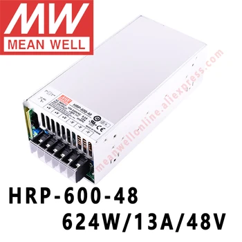 Mean Well HRP-600-48 meanwell 48 / 13 /624 W постоянен ток с един изход с функция на ПФК Импулсно захранване в онлайн магазина