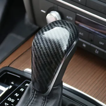 Автомобилен Стайлинг на Конзолата на скоростния Стикер От Въглеродни Влакна Накладки За Audi A7 A6 C7 RHD Вътрешна CD Панел Рамка на Кутията Аксесоари
