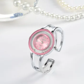 Дамски Часовник Гривна Relogio Feminino Кварцов модни часовници гривна женски кристални ръчен часовник от неръждаема стомана rosi кол sat