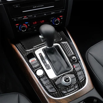 За Audi A4 B8 A5 Q5 2009-2017 Днешно Въглеродни Влакна За Централното Управление На Панел За Превключване На Предавките, Декоративни Панел Аксесоари За Интериора