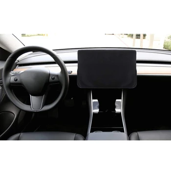 Защитно покритие на екрана, Защитна Подплата за Дисплея на Централната Конзола за Tesla Model 3 Козирка и Защита на Екрана на Централната Конзола