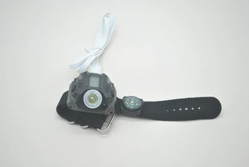 Многофункционален водоустойчивый факел часовници led УСБ спортове изпратил с червено фенерче за осветление на лазер акумулаторни тактически