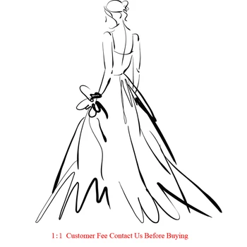 Фата за Дълги Рокли За поръчка в Луксозна Вечерна рокля за абитуриентски бал, сватба 2022 г.